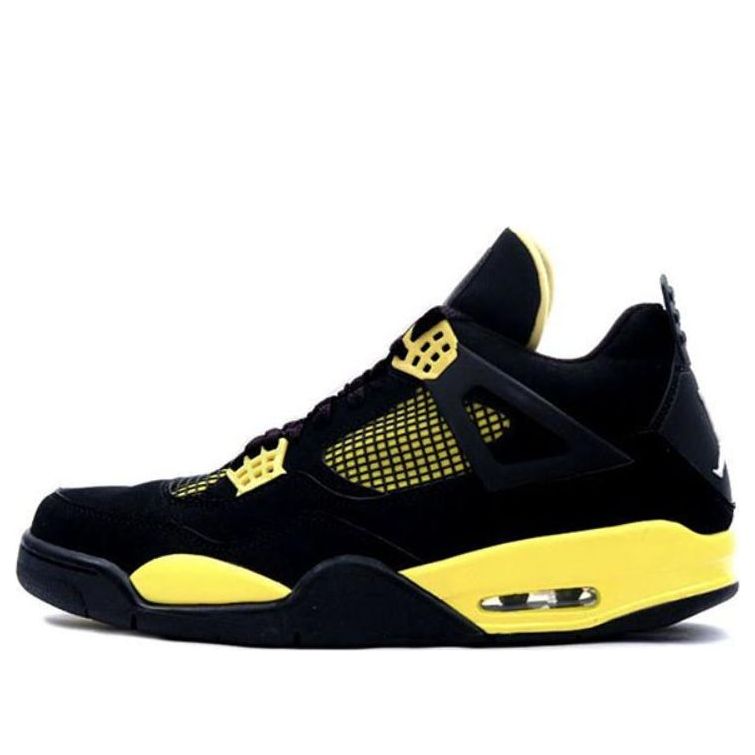 Air Jordan 4 Retro Thunder (2006) 'Black Yellow' 314257-071 #