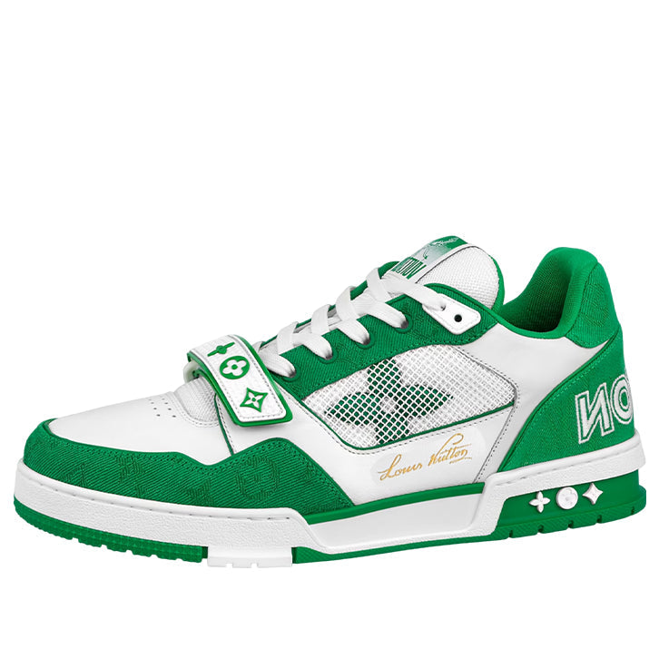 LOUIS VUITTON LV Trainer 'White Green' 1ABLY1 #
