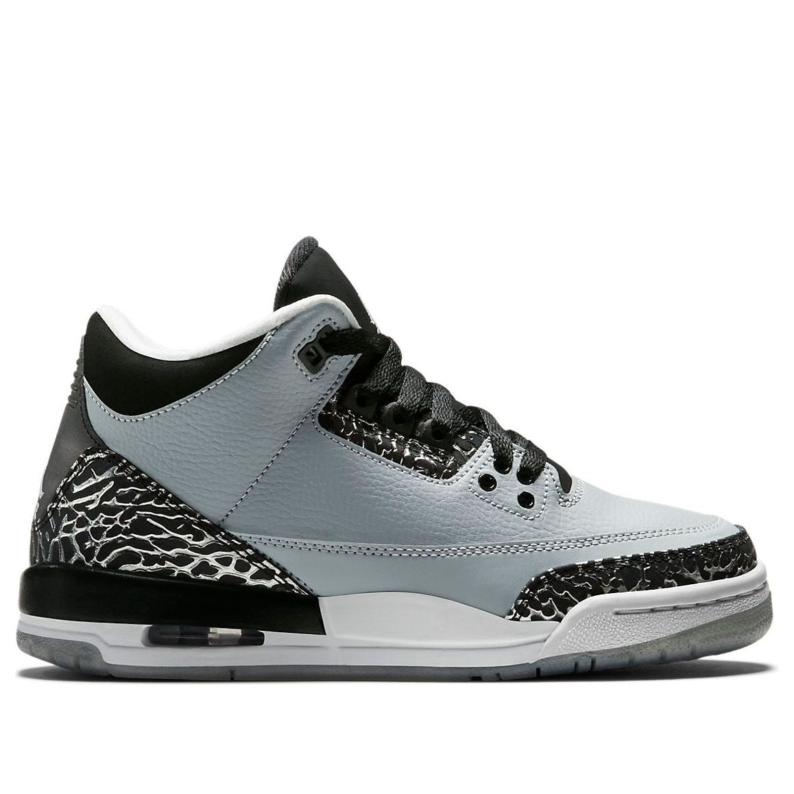 (GS) Air Jordan 3 Retro 'Wolf Grey' 398614-004 #