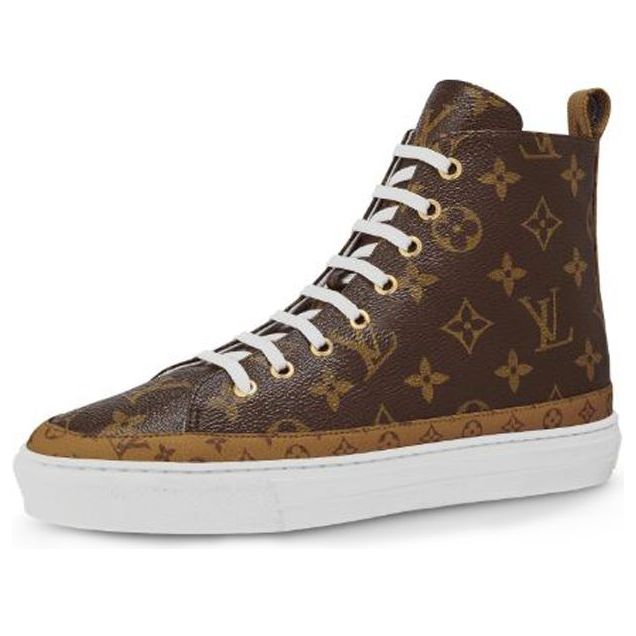 (WMNS) LOUIS VUITTON LV Stellar Monogram High-top Sport Shoes Multi 1A65UU #