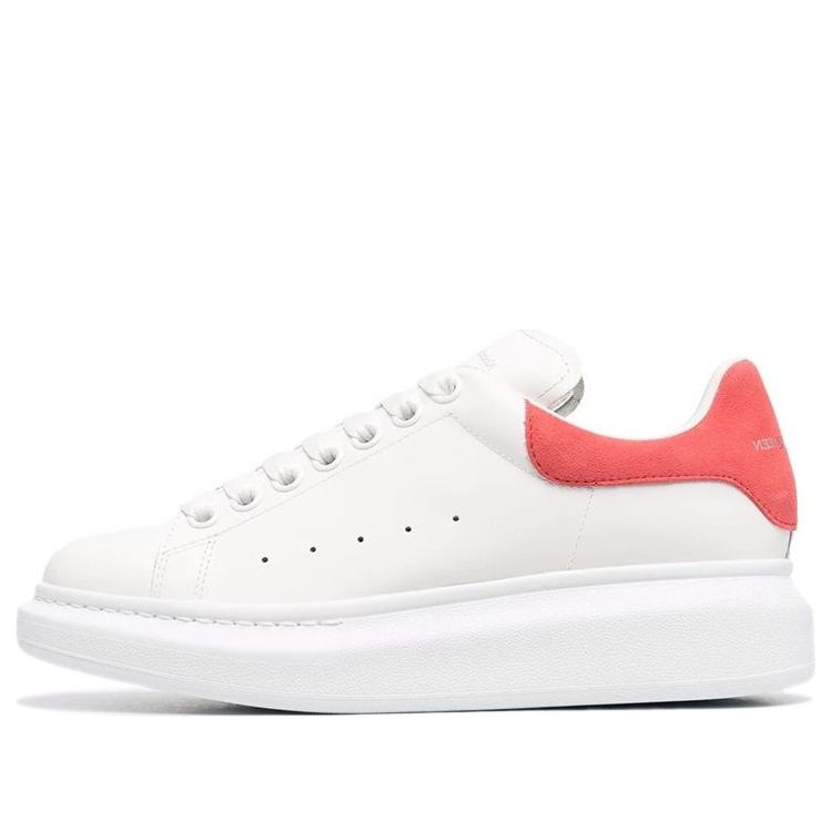 (WMNS) Alexander McQueen Oversized Sneaker 'White Coral' 553770WHGP79663 #