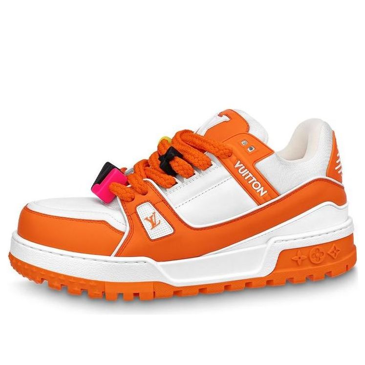 LOUIS VUITTON LV Trainer Maxi Sneakers 'Orange ' 1AB8SZ #