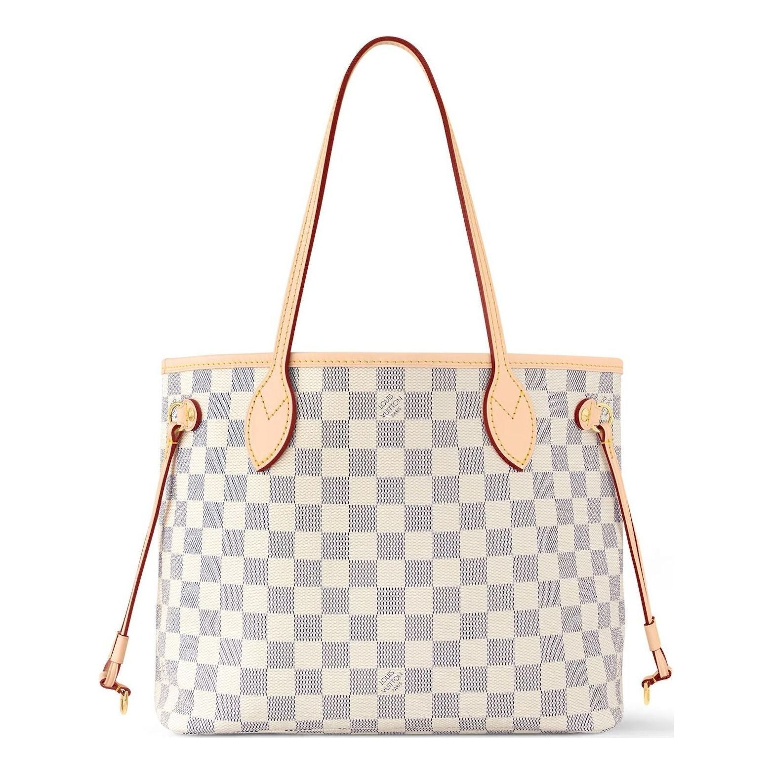 (WMNS) LOUIS VUITTON Neverfull PM Damier Azur Canvas Handbag 'Grey Gold' N40605 #
