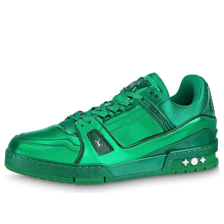 LOUIS VUITTON LV Trainer Sneakers 'Green' 1AA46B #