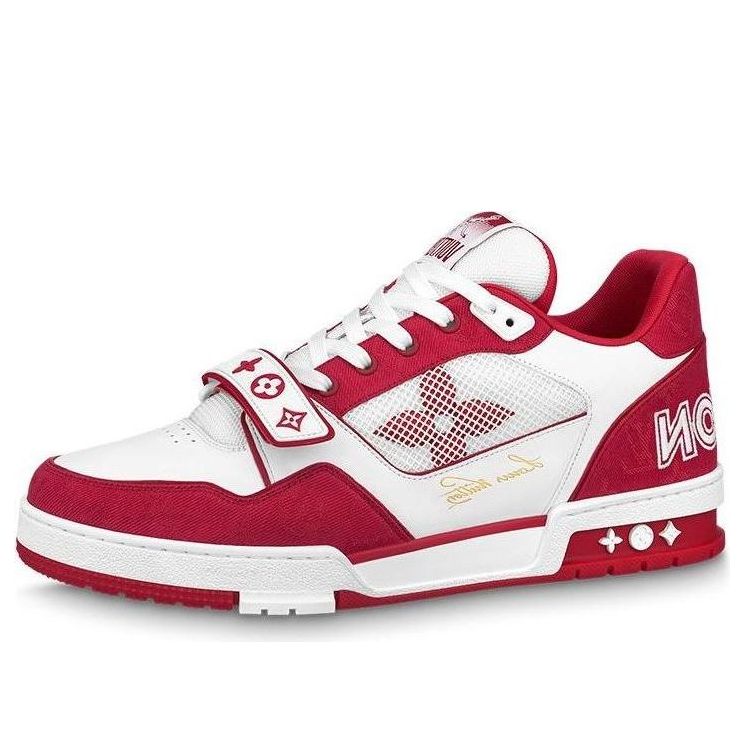 LOUIS VUITTON LV Trainer 'White Red' 1ABLXH #