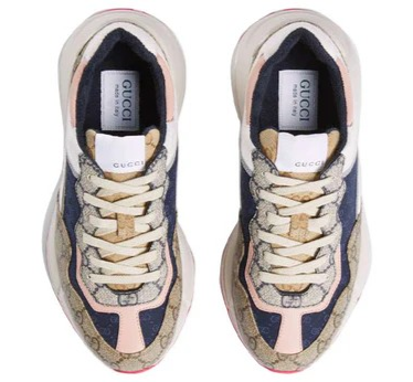 GUCCI Rhyton " Beige white pink ".