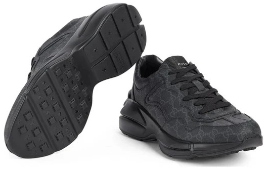 Gucci Rhyton " Black monogram ".