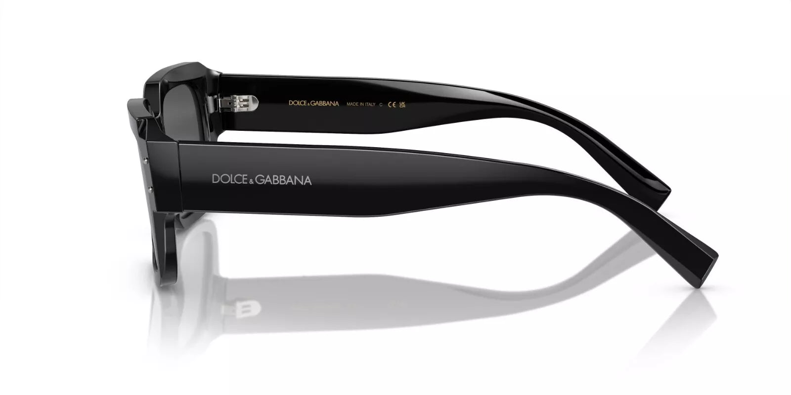 Dolce & Gabbana DG4460 Shiny Black/Grey (501/87) Sunglasses