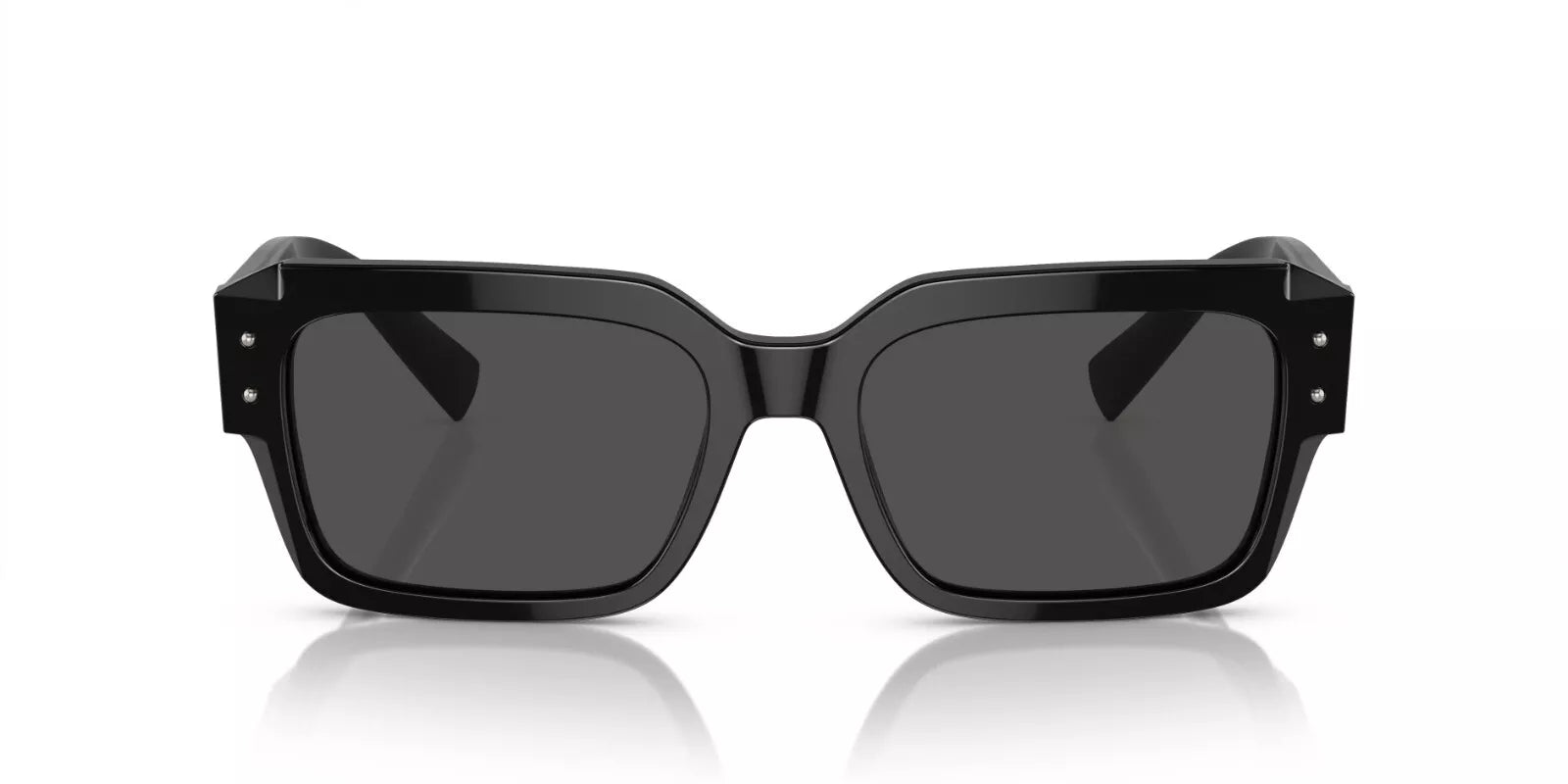 Dolce & Gabbana DG4460 Shiny Black/Grey (501/87) Sunglasses