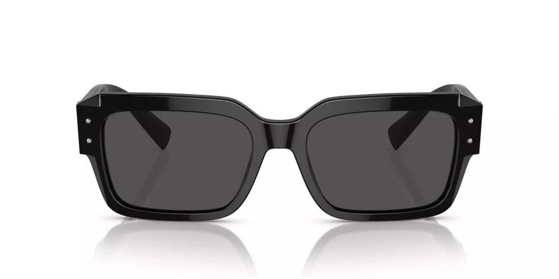 Dolce & Gabbana DG4460 Shiny Black/Grey (501/87) Sunglasses