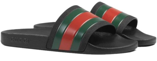 Gucci Rubber slide " Black ".